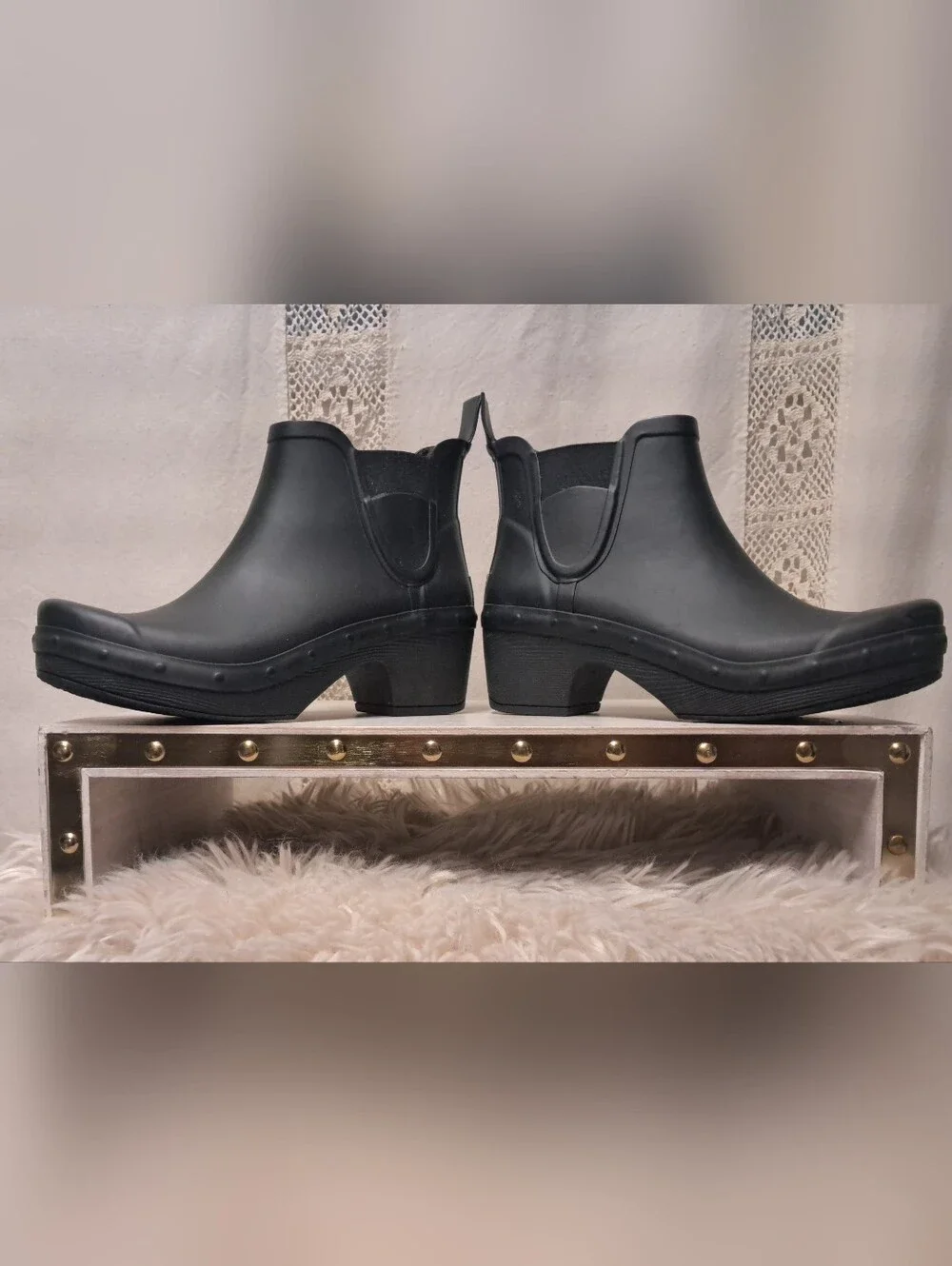 Dansko Rosa Rain Boots Size 7 - Picture 1 of 6